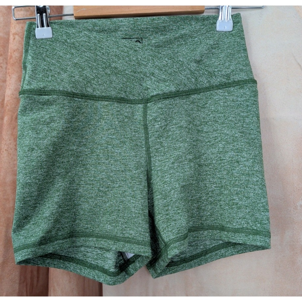 Fleo Heathered Green Shorts